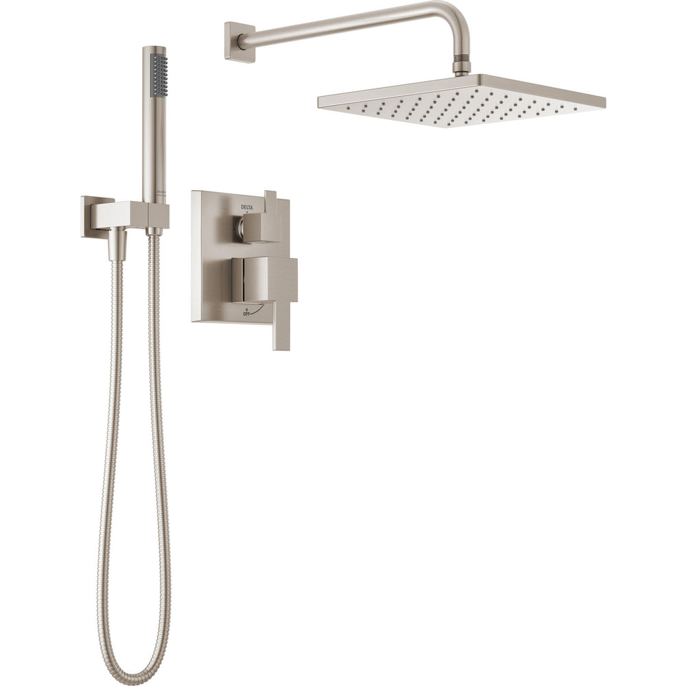 Delta Modern Angular Modern Monitor 14 Shower Faucet Raincan
