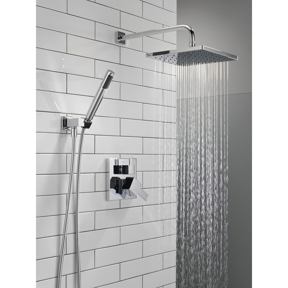 Delta Modern Angular Modern Monitor 14 Shower Faucet Raincan