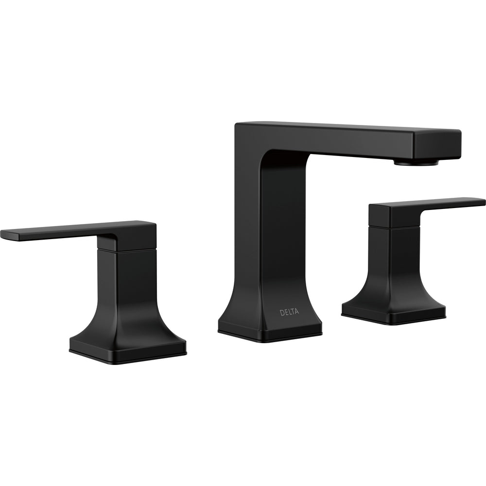 Delta Velum Two Handle Widespread Bathroom Faucet - Matte Black