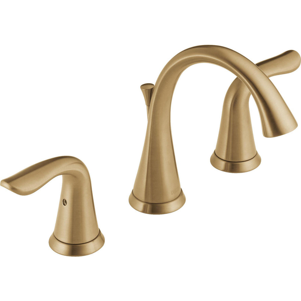 Delta Lahara Two Handle Widespread Lavatory Faucet - Champagne Bronze