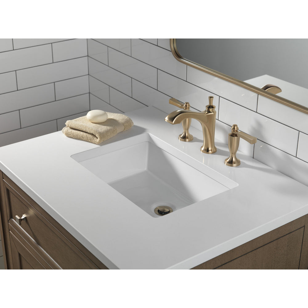 Delta Dorval Widespread Bathroom Faucet - Champagne Bronze