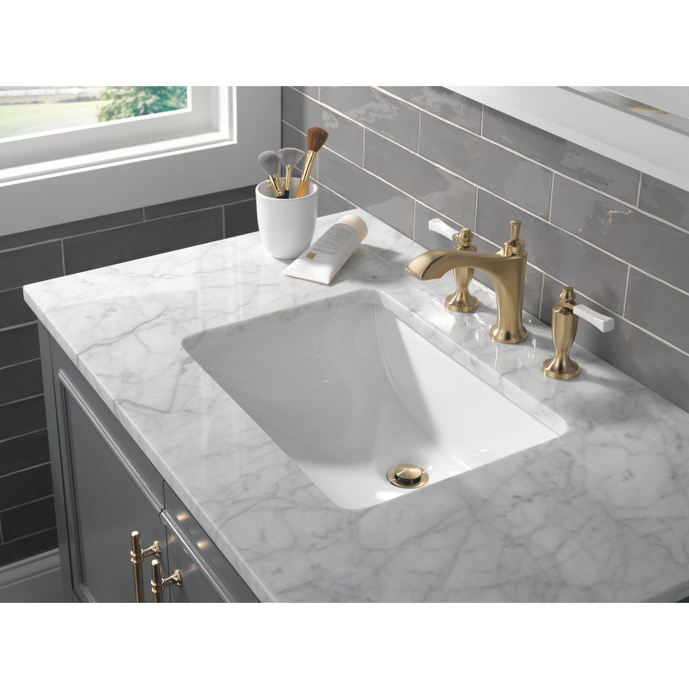 Delta Dorval Widespread Bathroom Faucet 3556-GSMPU-DST