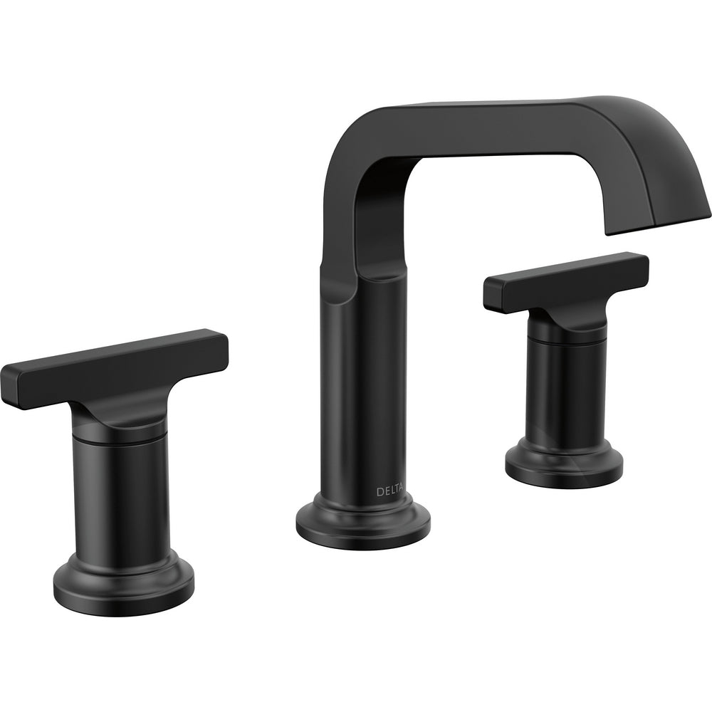 Delta Tetra Two Handle Widespread Bathroom Faucet 35587-DST - Matte Black