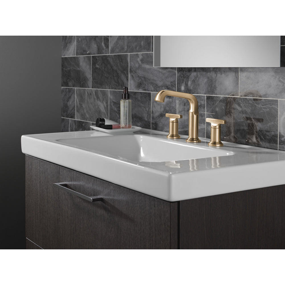 Delta Tetra Two Handle Widespread Bathroom Faucet 35587-DST - Champagne Bronze