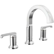 Delta Tetra Two Handle Widespread Bathroom Faucet - Chrome