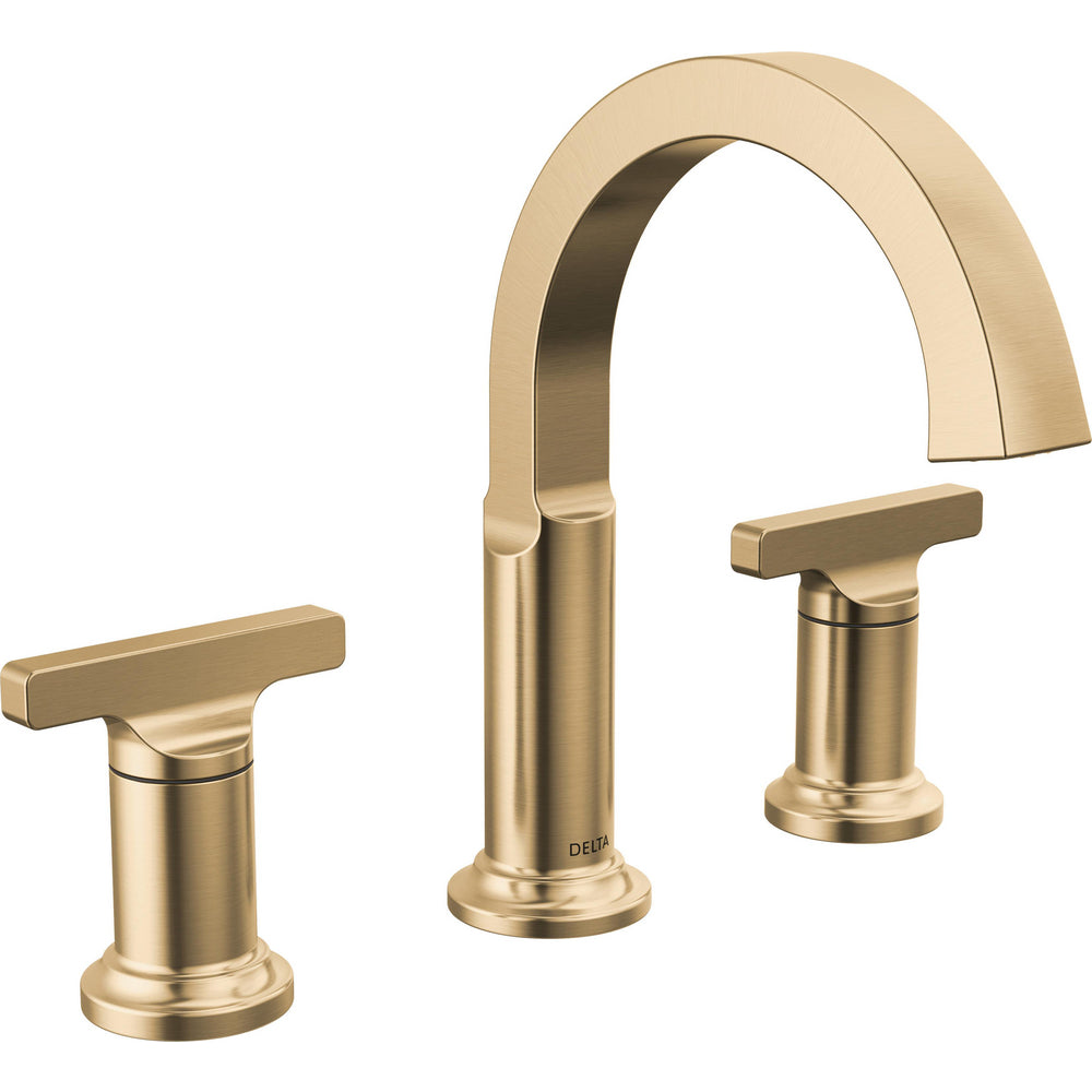 Delta Tetra Two Handle Widespread Bathroom Faucet 355887-DST - Champagne Bronze