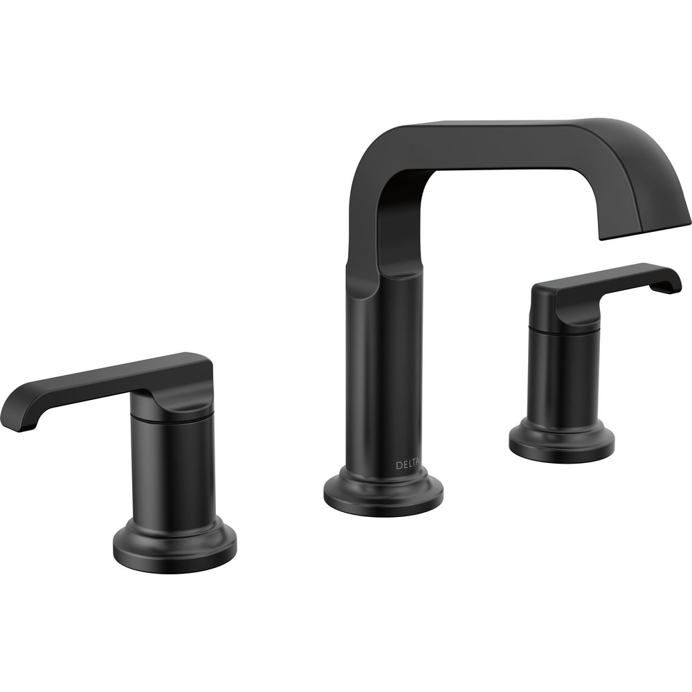 Delta Tetra Two Handle Widespread Bathroom Faucet 35589-DST - Matte Black