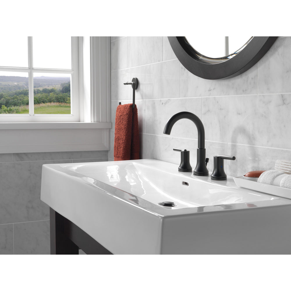Delta Trinsic Widespread Bath Faucet With Metal Pop-Up