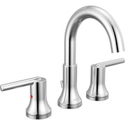 Delta Trinsic Widespread Bath Faucet With Metal Pop-Up - Chrome
