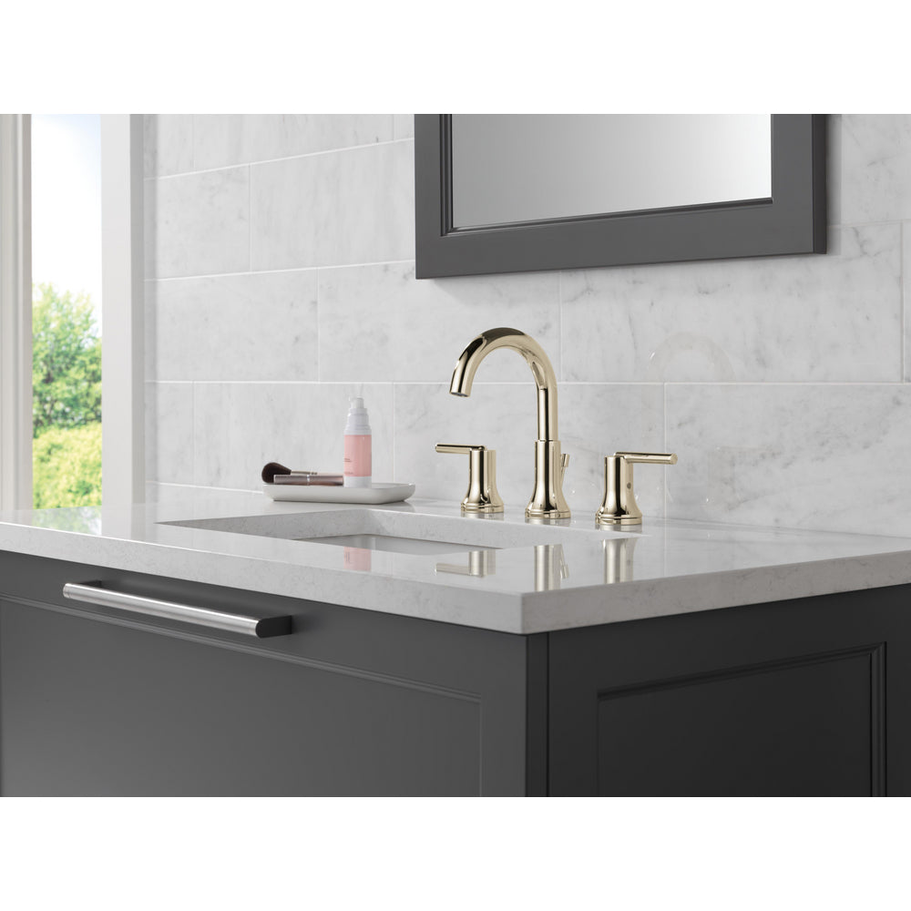 Delta Trinsic Widespread Bath Faucet With Metal Pop-Up