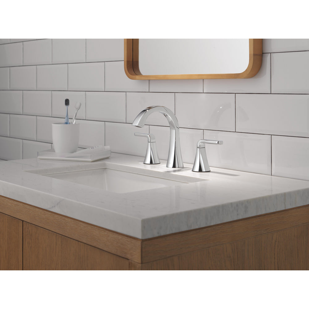 Delta LINEAX Two Handle Widespread Bathroom Faucet