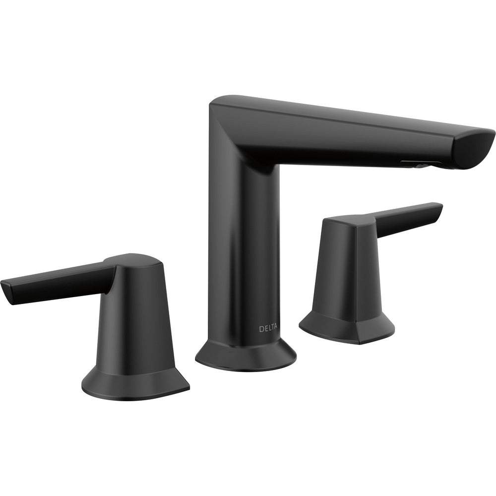 Delta Galeon Two Handle Widespread Bathroom Faucet - Matte Black