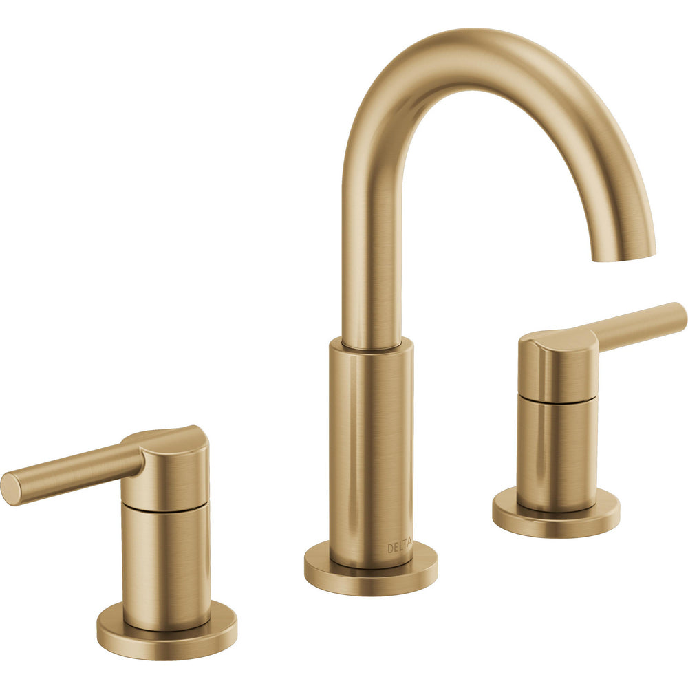 Delta Nicoli Widespread Bathroom Faucet 2L - Champagne Bronze