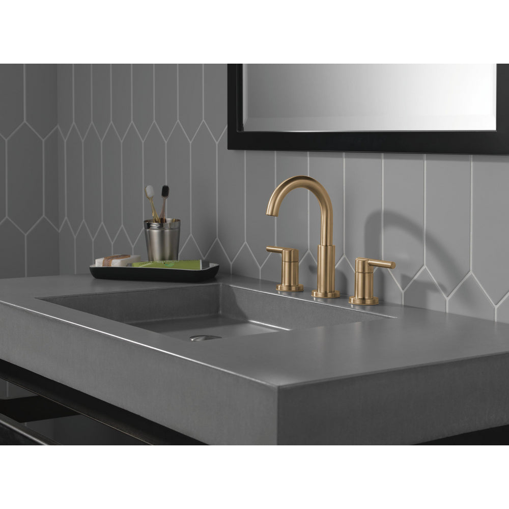 Delta Nicoli Widespread Bathroom Faucet 2L - Champagne Bronze