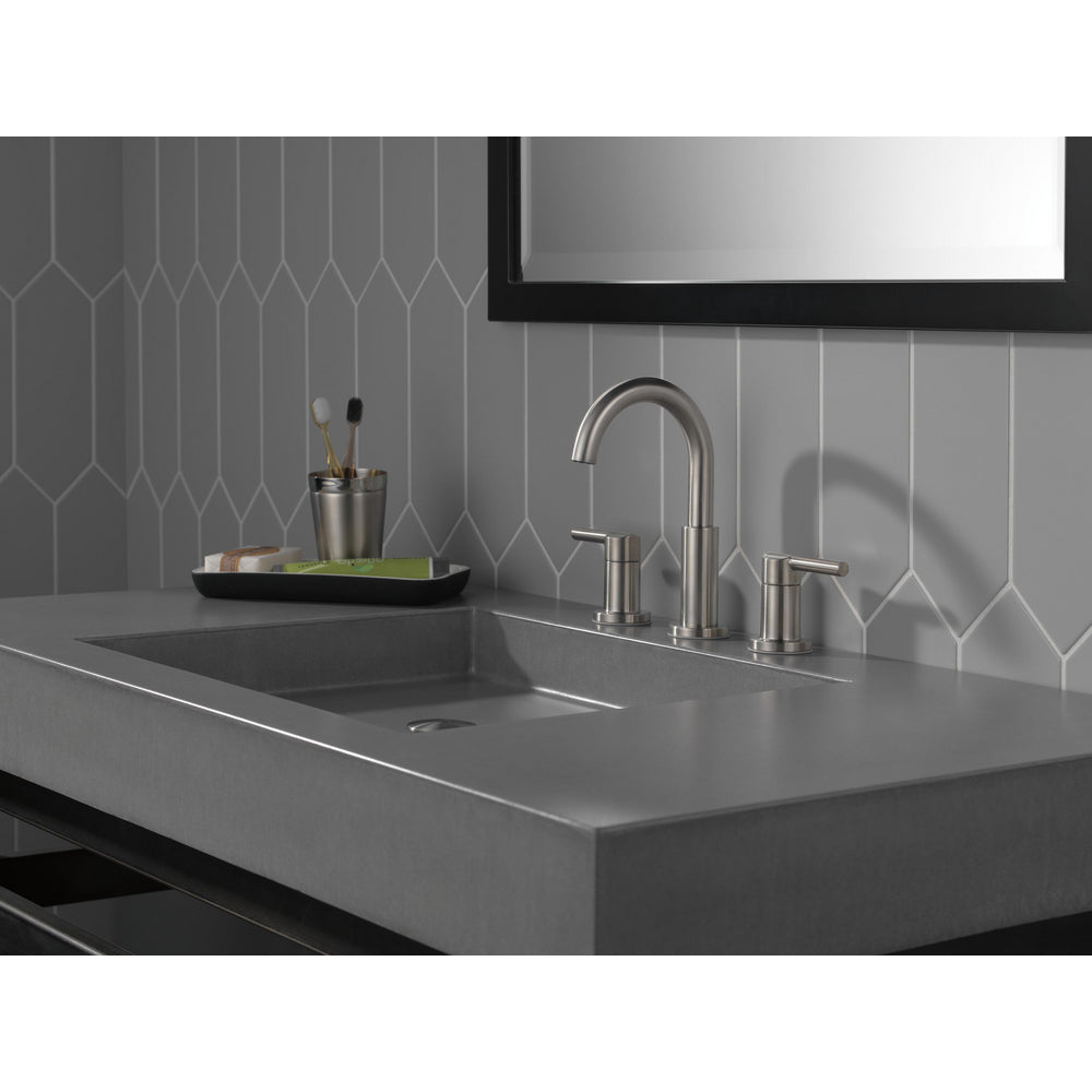 Delta Nicoli Widespread Bathroom Faucet 2L - Stainless