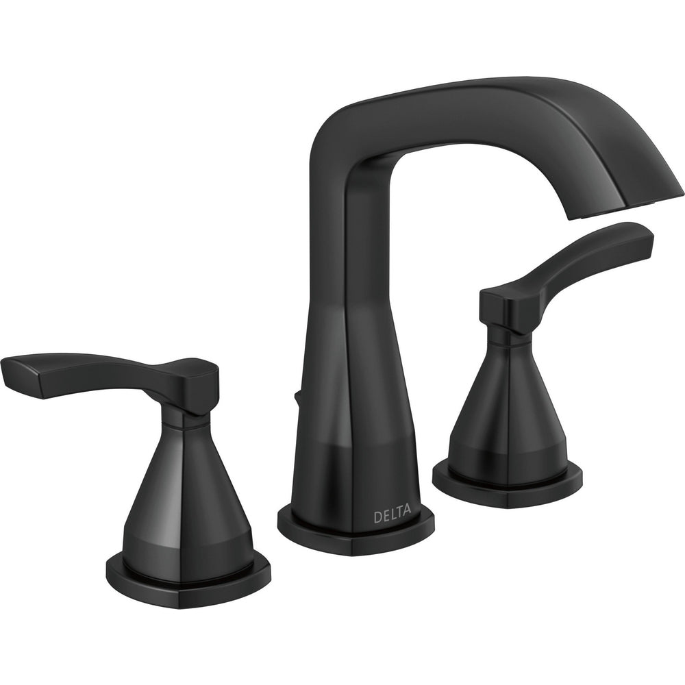 Delta Stryke Widespread Faucet 35776-MPU-DST - Matte Black