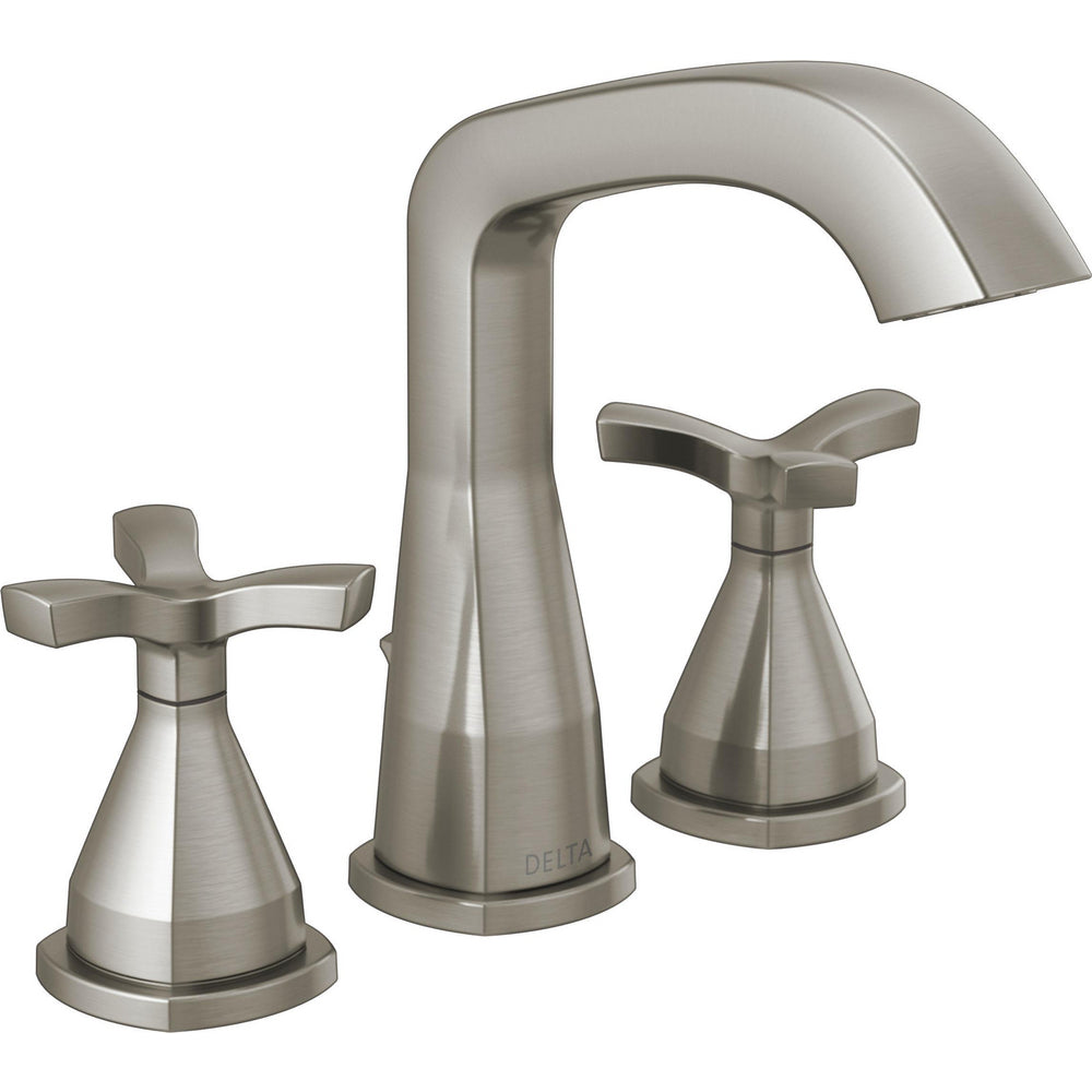 Delta Stryke Widespread Faucet - Stainless Steel