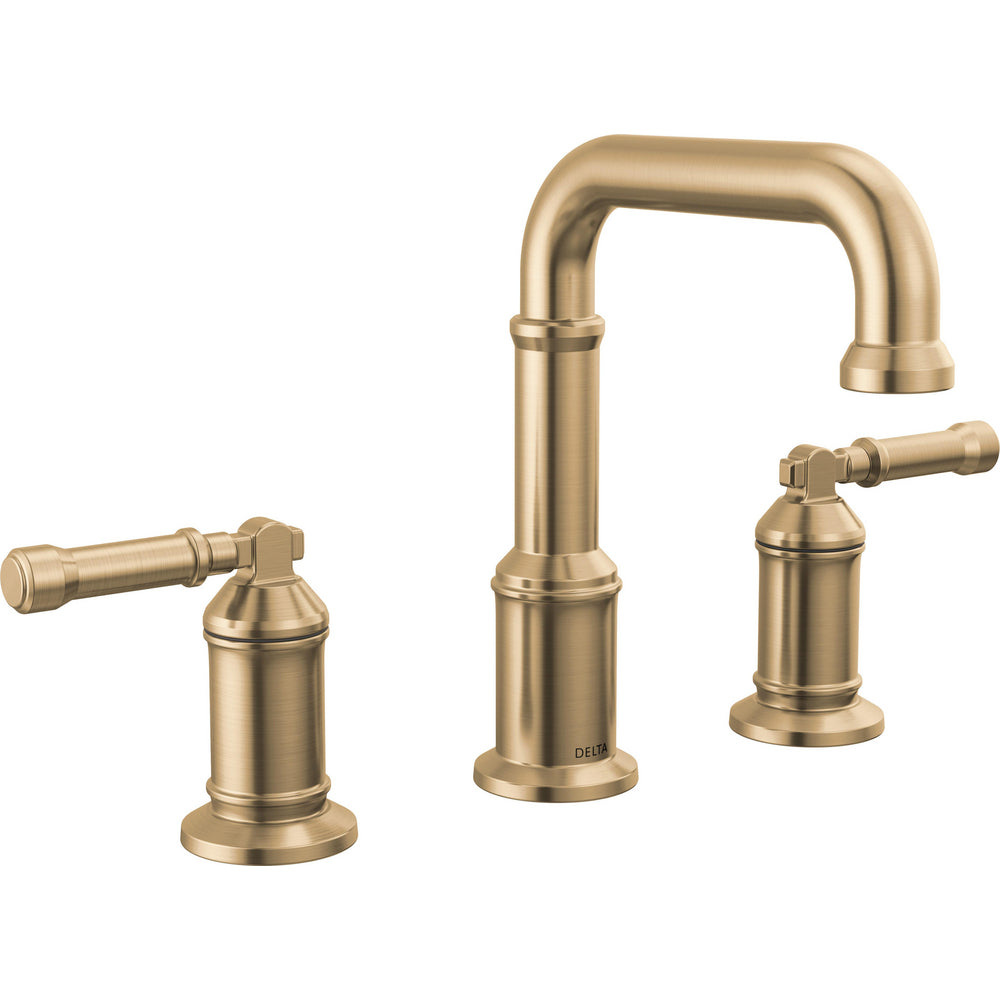 Delta Broderick Two Handle Widespread Bathroom Faucet - Champagne Bronze