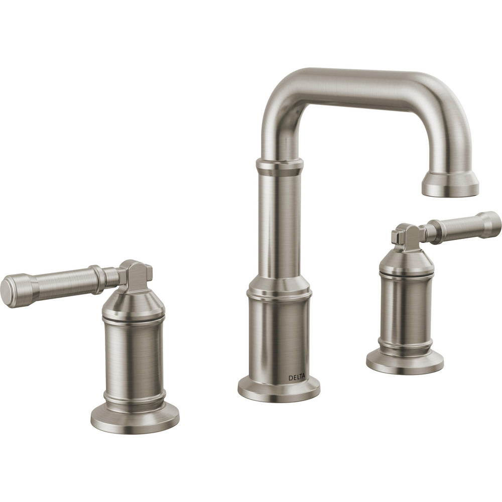 Delta Broderick Two Handle Widespread Bathroom Faucet - Stainless