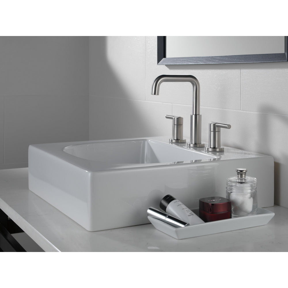 Delta Nicoli Widespread Bathroom Faucet 2L 35849LF - Stainless