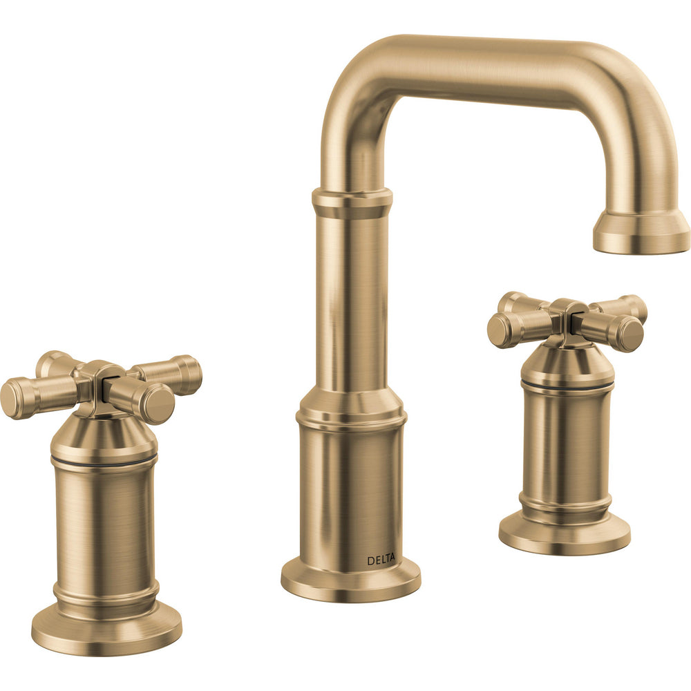 Delta Broderick Two Handle Widespread Bathroom 3587-DST - Champagne Bronze