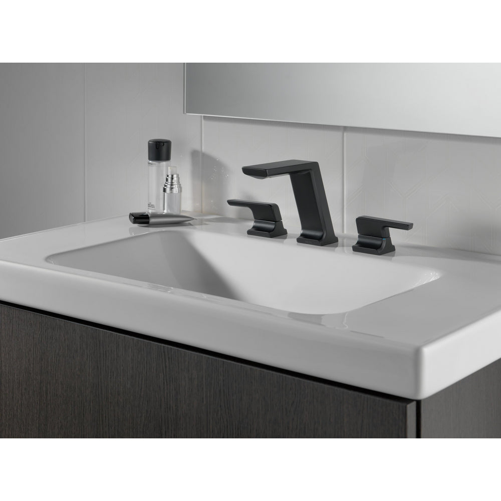 Delta Pivotal Widespread Faucet - Matte Black