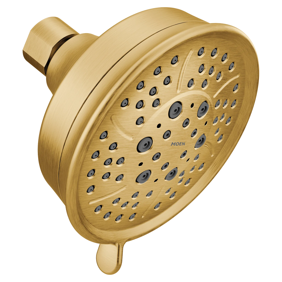Moen Four-Function 4-3/8" Diameter Spray Head Eco-Performance Showerhead 3638EPBG-01 in Brushed Gold (3638EPBG-01) - view 2