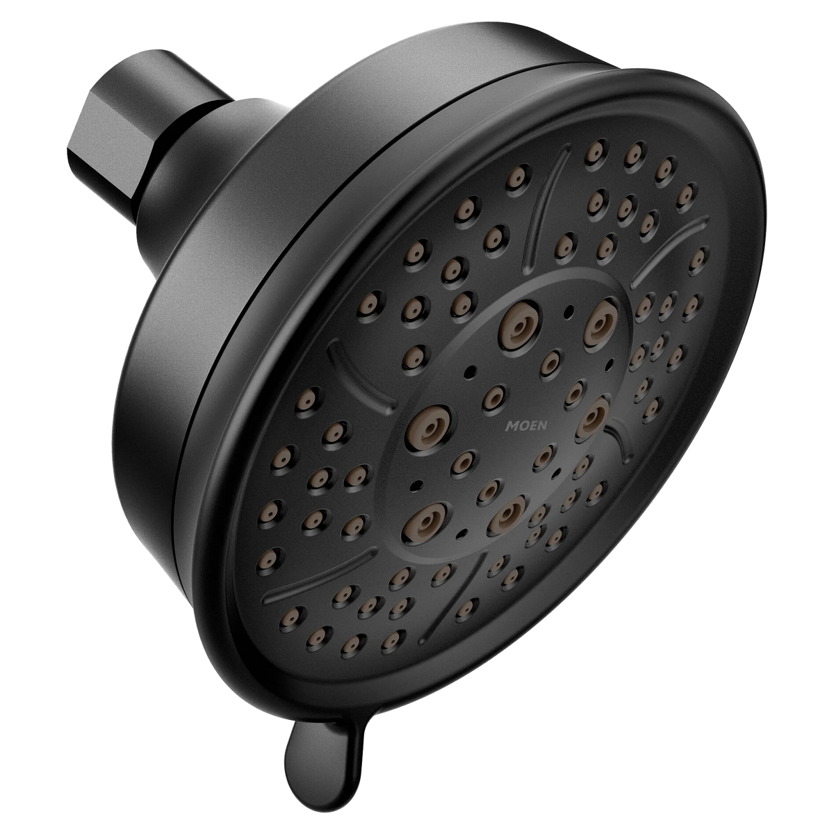 Moen Four-Function 4-3/8" Diameter Standard Spray Head 3638 in Matte Black (3638BL) - view 2