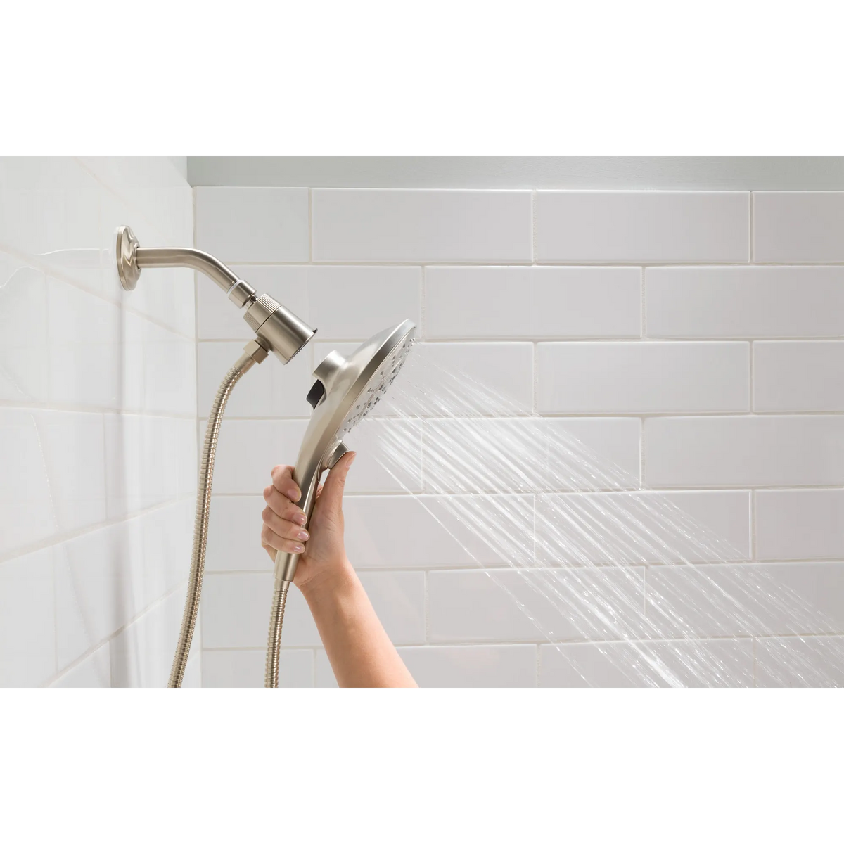 Moen Engage Magnetix 6-Function Eco-Performance Handheld Shower 3662EP in Brushed Nickel (3662EPBN) - view 5