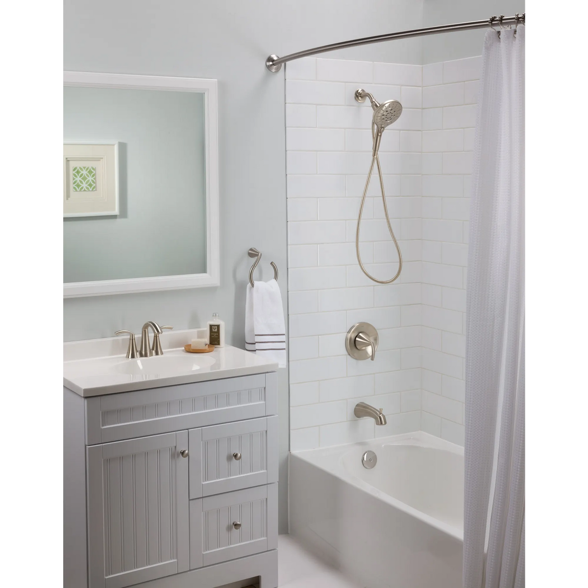Moen Engage Magnetix 6-Function Eco-Performance Handheld Shower 3662EP in Brushed Nickel (3662EPBN) - view 3