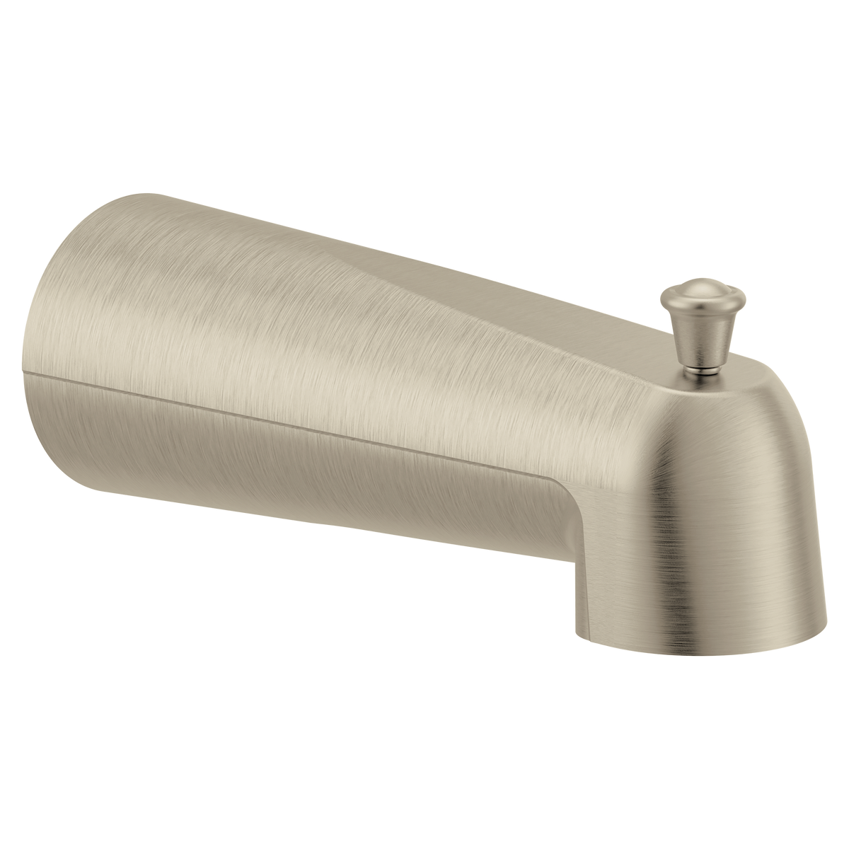 Moen Eva 7" Tub Spout with 1/2" Slip Fit Connection 3853 in Brushed Nickel (3853BN)