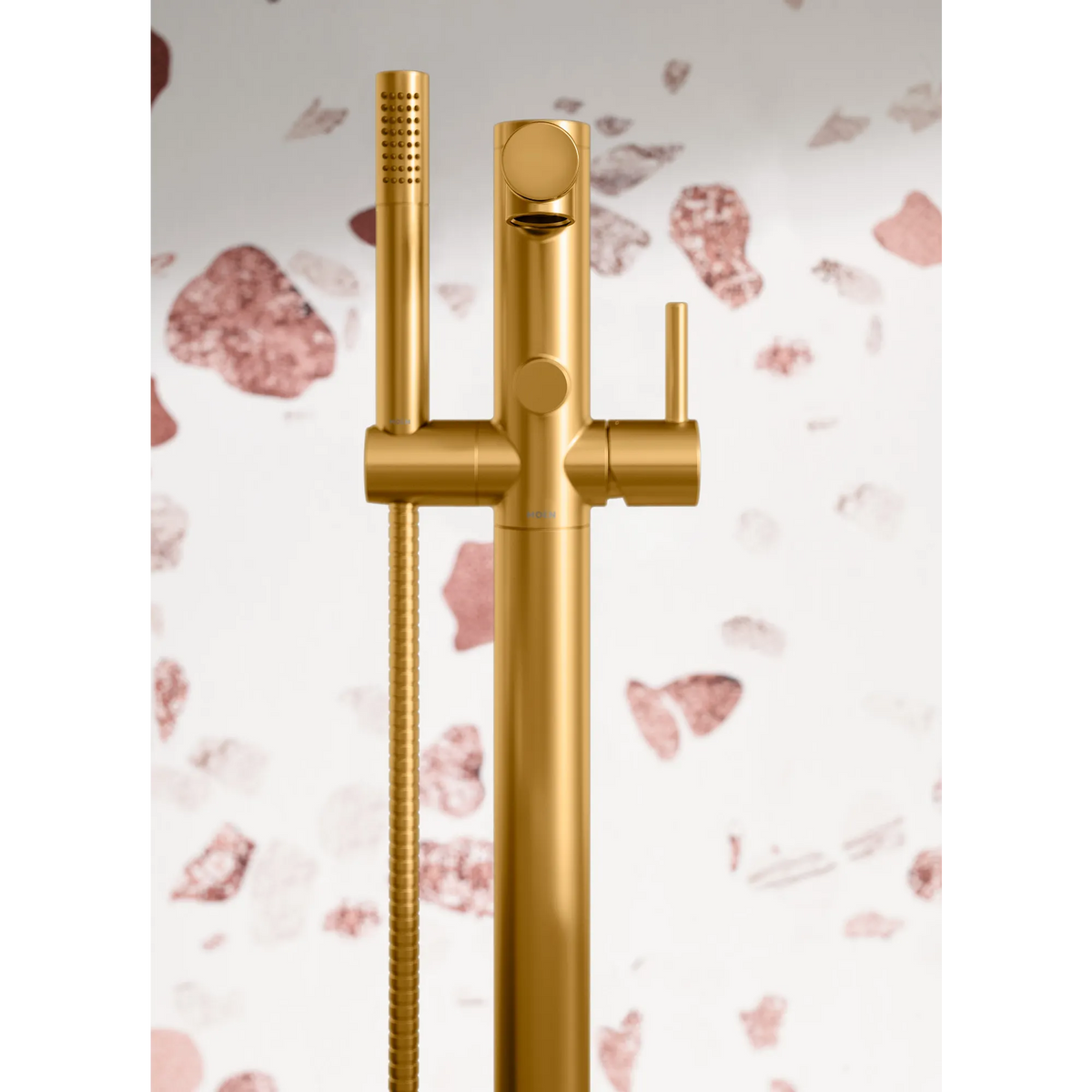 Moen Align Single-Handle Tub Filler With Hand Shower 395 in Brushed Nickel (395BN) - view 3