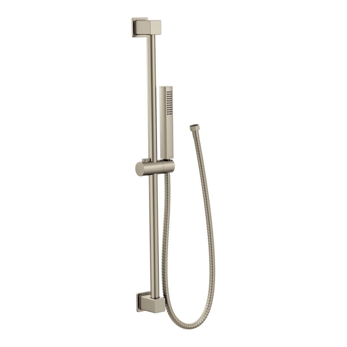 Moen Eco-Performance Single Function Handheld Shower with Slide Bar 3988EP in Brushed Nickel (3988EPBN)