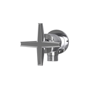 Rubi Lexa 1/2" Stop Valve with Water Outlet Chrome RTR562LXC