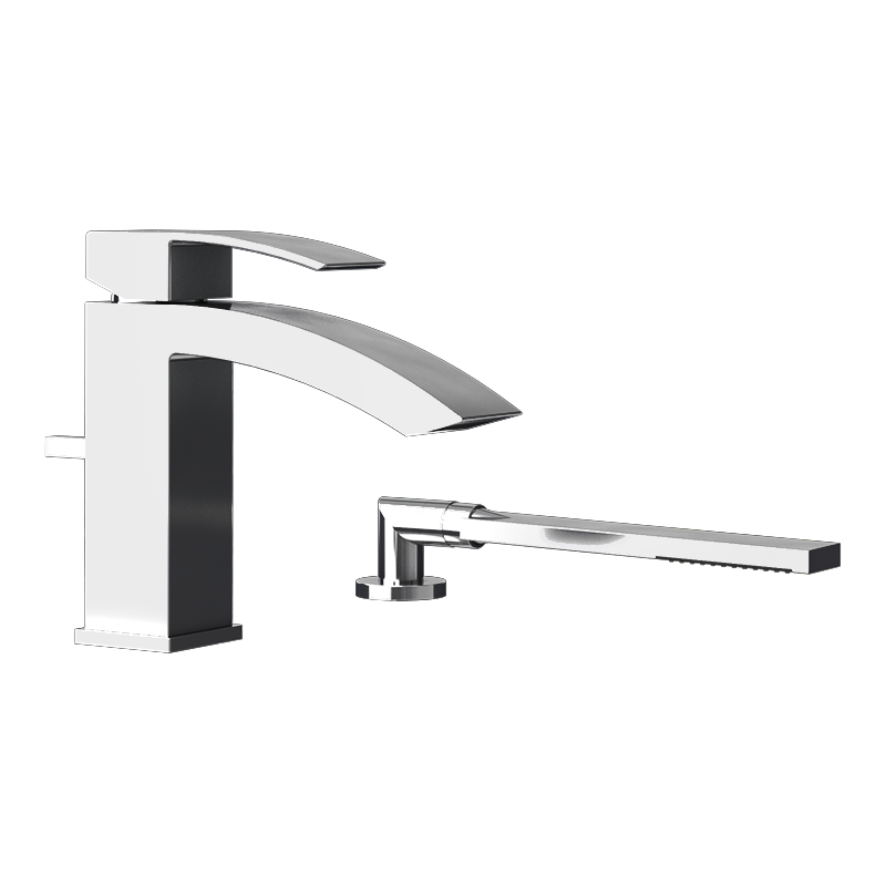 Rubi Fall 2-Piece Bathtub Faucet Chrome RFA22DCC