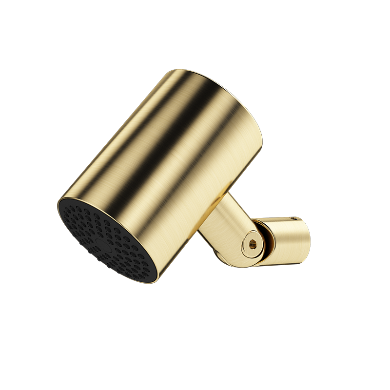 Rubi ON 5" Cylindrical Shower Head Brushed Gold RON69TDOR