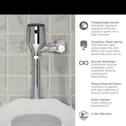 American Standard Ultima Selectronic Exposed Toilet Flush Valve, Diaphragm Type, Base Model, 1.1 gpf/4.2 Lpf 624B111.002 - Plumbing Market