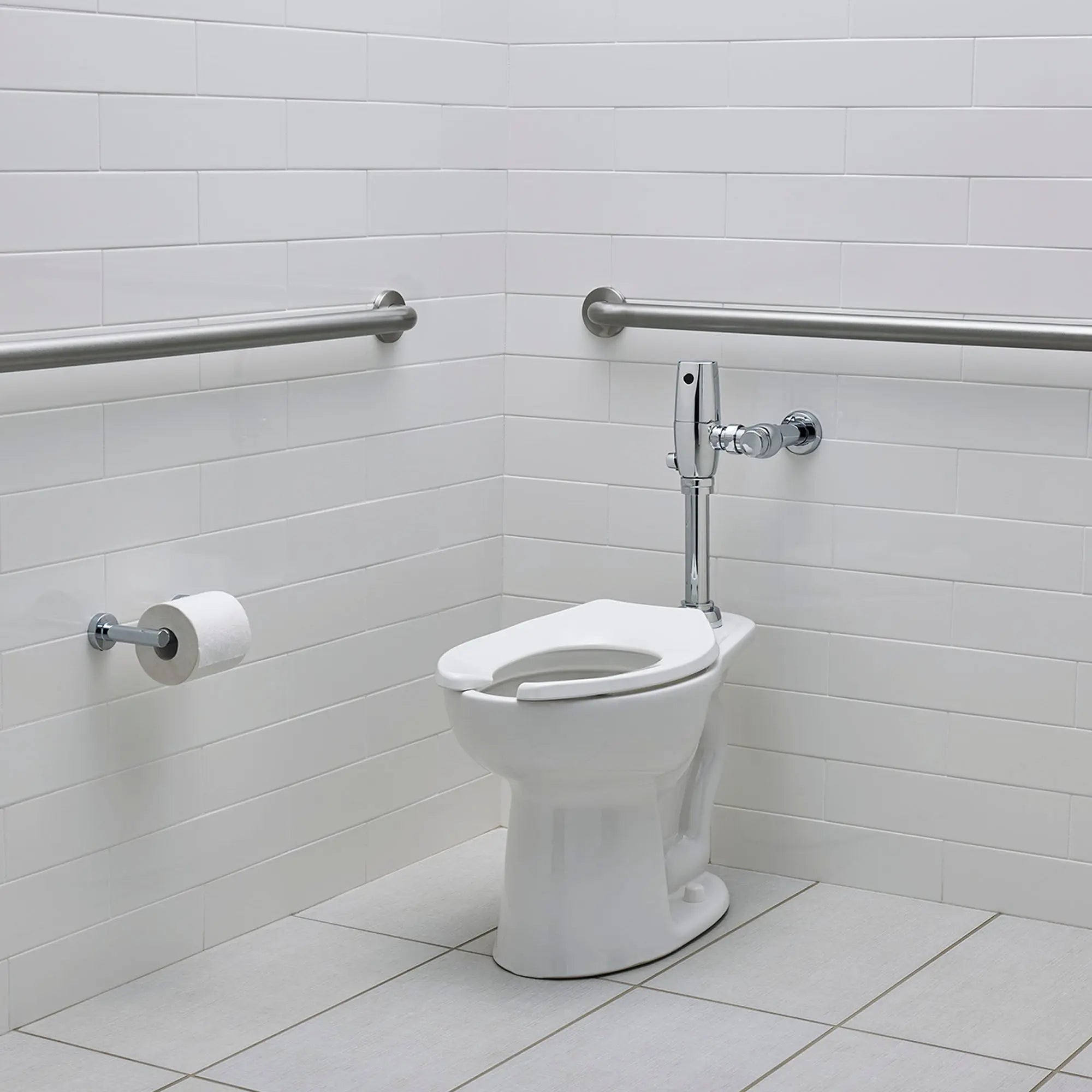 American Standard Ultima Selectronic Touchless Toilet Flush Valve, Piston-Type, Battery, 1.28 gpf/4.8 Lpf 6065121.002 - Plumbing Market