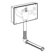 American Standard Ultima Selectronic Concealed Toilet Flush Valve with Wall Box, Base Model, Piston-Type, 1.28 gpf/4.8 Lpf 606B322.007 - Plumbing Market