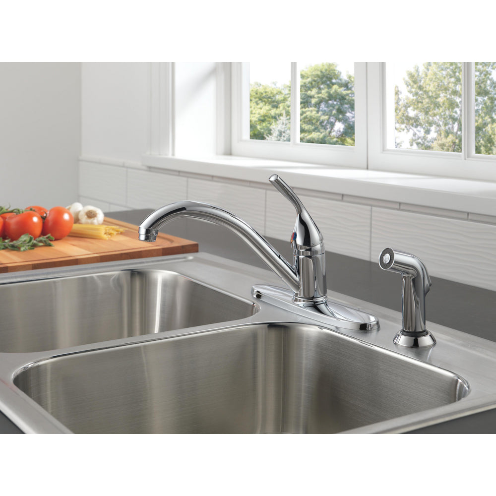 Delta Classic Single Handle Kit Fct With Spray Cr 400-DST