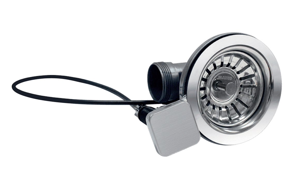 Blanco Pop-Up Strainers Square Button Stainless Steel
