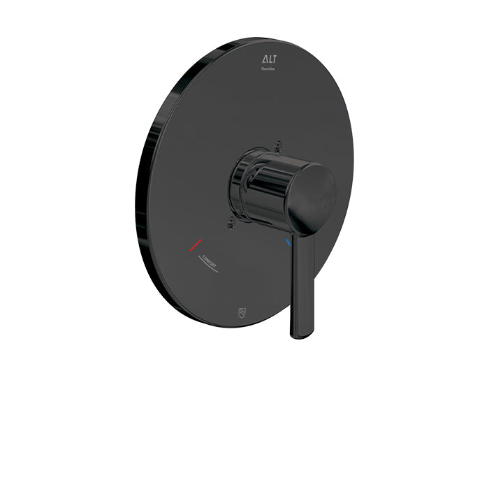 ALT Circo Trim Set for ThermOne Thermostatic Valve 40231 in Electro Black