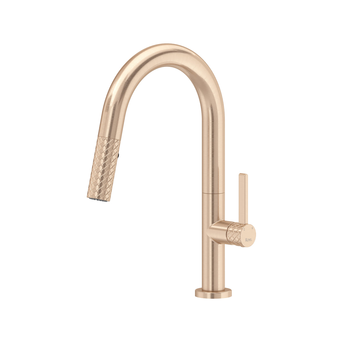 ROHL Tenerife Pull-Down Bar/Food Prep Kitchen Faucet TE65D1 - Vintage Gold