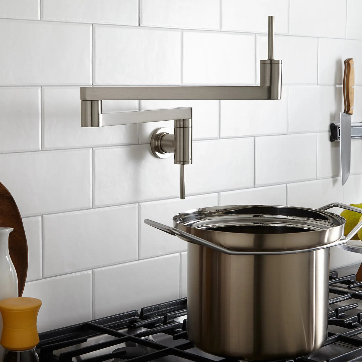 DXV Contemporary Kitchen Pot Filler in Ultra Steel (D35401900.355) - view 2