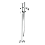 ALT Circo Floormount Tub Filler with Handshower 40787 in Polished Chrome