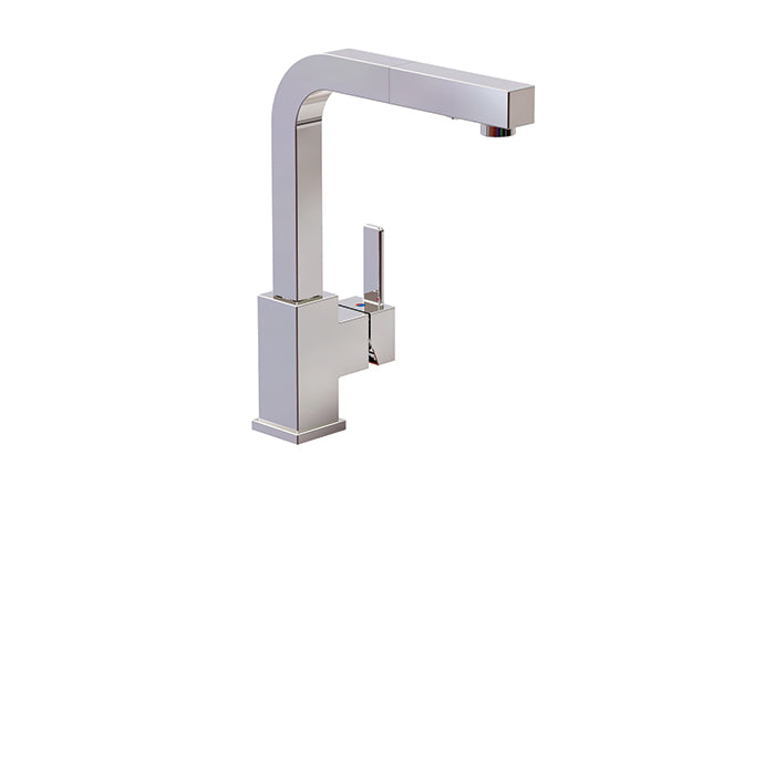 ALT Pranzo Single-Control Pull-Out Kitchen Faucet 40878 in Polished Chrome