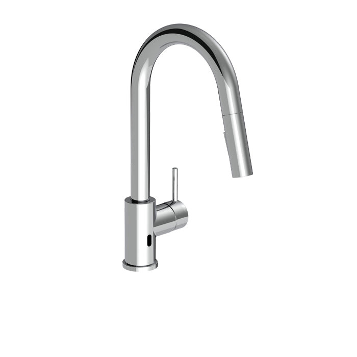 ALT Cantinetta Single-Control Pull-Down Touchless Smart Kitchen Faucet 40894 in Polished Chrome