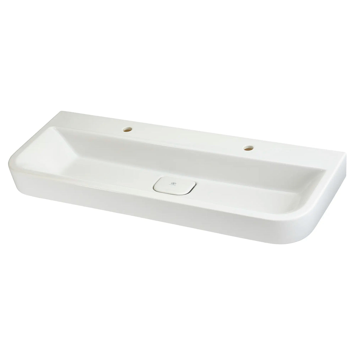 DXV Equility 47 in. Sink, 2 Single Hole D20077002 in Canvas White (D20077002.415)