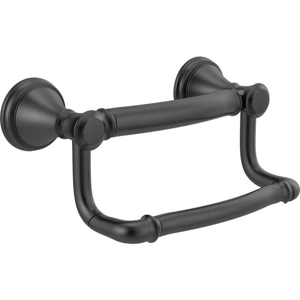 Delta Dorval Traditional 6" Tissue Holder With Assist Bar - Matte Black