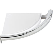 Delta Contemporary Corner Shelf With Assist Bar - Chrome